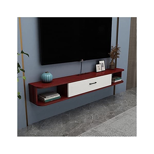 GEREP Meuble TV Flottant, Moderne Meuble TV Mural Pour le Rangement de la DéCoration de la Chambre, du Salon Et du Bureau/C /