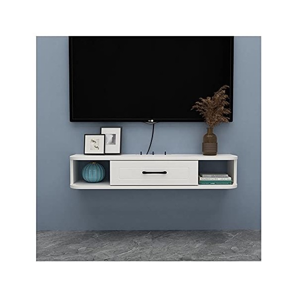 GEREP Meuble TV Flottant, Moderne Meuble TV Mural Pour le Rangement de la DéCoration de la Chambre, du Salon Et du Bureau/C /
