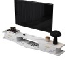 EsEntL Meuble TV Mural Console multimédia Murale, Meuble TV Flottant, étagère de Rangement multimédia pour Salon, Chambre à C