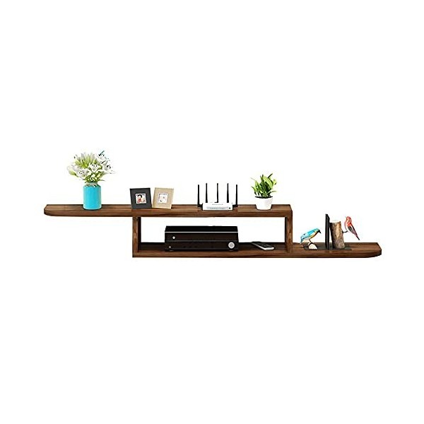 Meuble TV Meuble TV Unités Murales pour Salon Fixation Murale Satellite TV Box Rack Rack De Stockage Set-Top Box Rack De Salo