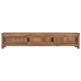 Meuble TV, Banc TV Support de Télévision Table TV Bas Armoire Basse Meuble TV 150 x 30 x 30 cm Bois de Teck Massif