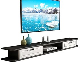 Table TV Meuble TV Mural Étagère de Composant de Meuble TV Flottant, Centre de Divertissement détagère TV Murale, Meuble TV 