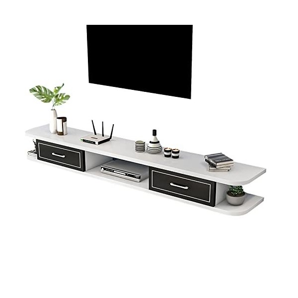 WANGPP Meuble TV Flottant, Meuble TV Mural/étagère TV Décorative,Composant Darmoire De Centre De Divertissement,pour Unité D