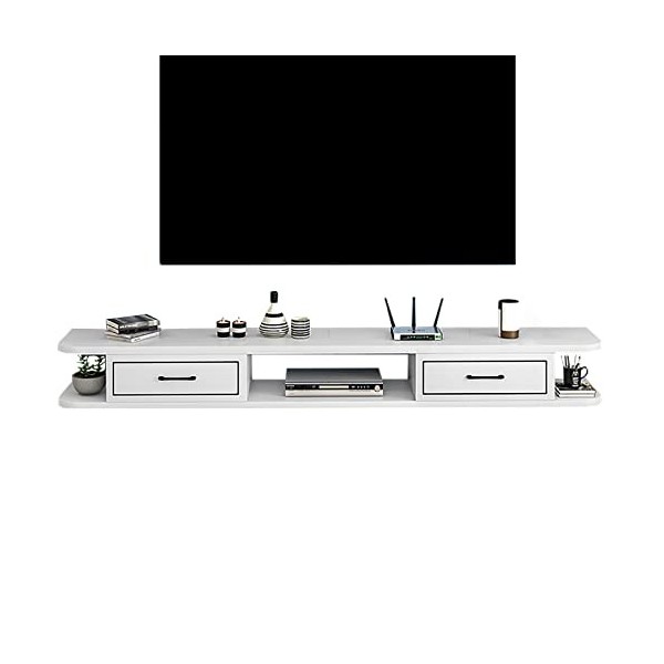 WANGPP Meuble TV Flottant, Meuble TV Mural/étagère TV Décorative,Composant Darmoire De Centre De Divertissement,pour Unité D