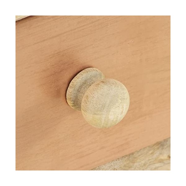 Meuble TV avec 4 tiroirs | Style Classique | Rangement matériel télé Audio Video Gaming | 110x30x45cm Marron