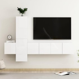 VEEKI Meuble TV, Meuble TV Suspendu, Meuble, Meuble TV avec Rangement，Meuble Industriel, Convient pour Salon ou Chambre, Ense