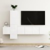 VEEKI Meuble TV, Meuble TV Suspendu, Meuble, Meuble TV avec Rangement，Meuble Industriel, Convient pour Salon ou Chambre, Ense