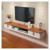 Kamnik Étagère TV Flottante, Meuble TV Flottant Mural, Console multimédia, étagère Murale Flottante pour Meuble TV, Support d