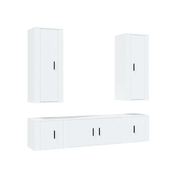 VEEKI Meuble TV, Meuble TV Suspendu, Meuble TV Industriel, Meuble TV Bois, Meuble Chambre, Convient pour Salon ou Chambre, En