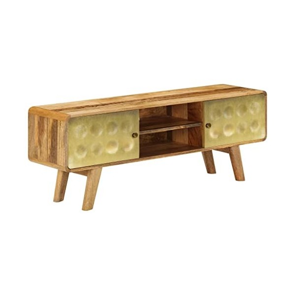 VEEKI Meuble TV, Meuble TV Suspendu, Meuble TV Industriel, Meuble TV Bois, Meuble Chambre, Convient pour Salon ou Chambre, Bo