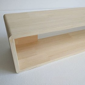 Meuble TV Mural, Meuble TV Flottant avec Rangement Ouvert, Support de Divertissement Suspendu pour Décodeur Routeur/a/60Cm ww