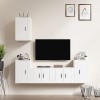 VEEKI Meuble TV, Meuble TV Suspendu, Meuble TV Industriel, Meuble TV Bois, Meuble Chambre, Convient pour Salon ou Chambre, En