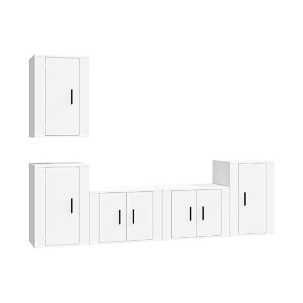 VEEKI Meuble TV, Meuble TV Suspendu, Meuble TV Industriel, Meuble TV Bois, Meuble Chambre, Convient pour Salon ou Chambre, En