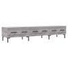 DCRAF Home Hardware Businese Meuble TV en bois Sonoma Gris 150 x 36 x 30 cm