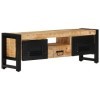 LAPOOH Meuble TV 120x30x40 cm Bois Massif de manguier,Meuble TV,Meuble TV Moderne,Meuble de Salon