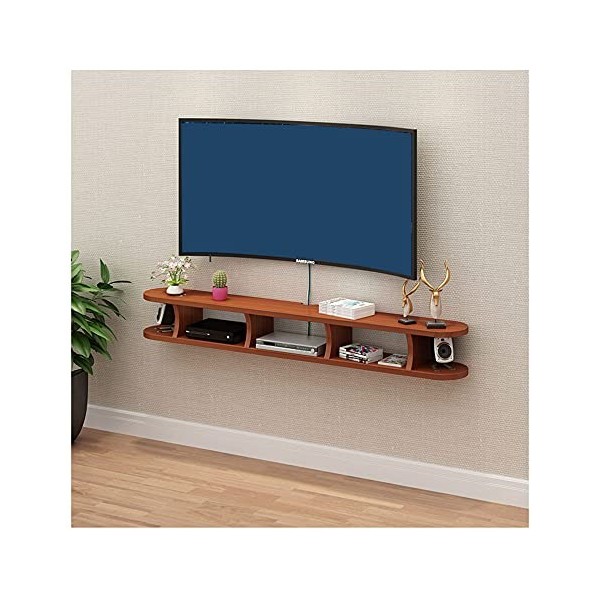DRAGDS Tv Flottant Tv Meuble Mural Mural, Armoire de Télévision Suspendue Pour Salon, Salle de Divertissement, Bureau, Logeme