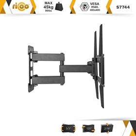 RICOO Support Mural TV 32" - 55 S7744 Pouces Orientable et Inclinable Fix ation Murale télévision pour télé VESA 200 x 200