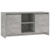 RAUGAJ Centres de divertissement et meubles TV - Meuble TV - Gris béton - 102 x 37,5 x 52,5 cm - Bois dingénierie