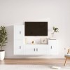 VEEKI Meuble TV, Meuble TV Suspendu, Meuble TV Industriel, Meuble TV Bois, Meuble Chambre, Convient pour Salon ou Chambre, En