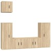 vidaXL Ensemble de Meubles TV 5 pcs Chêne Sonoma Bois dingénierie