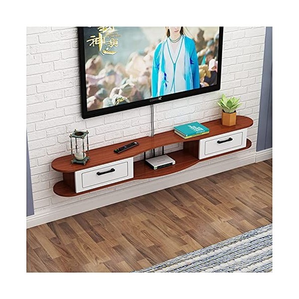 LILUKO Meuble TV Meuble TV Unités Murales pour Salon Console Média Meuble TV Flottant Meuble TV Mural pour Salon Salle De Div