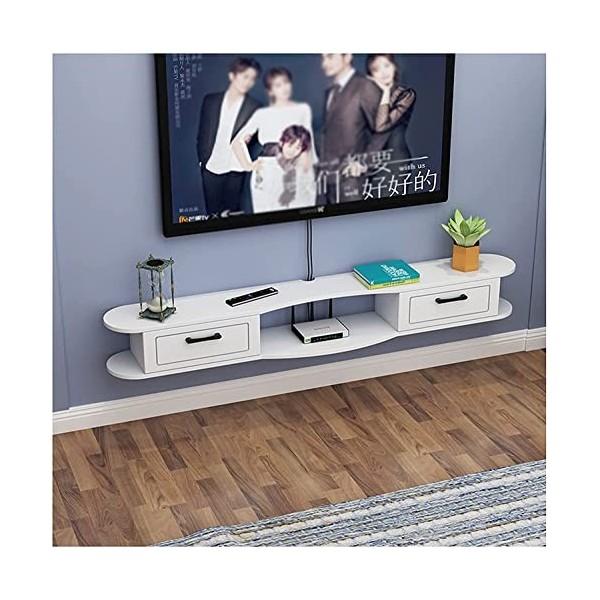 Meuble TV Meuble TV Unités Murales pour Salon Console Média Meuble TV Flottant Meuble TV Mural pour Salon Salle De Divertisse