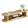 Uvency Support de Boîtier Décodeur En Bois Massif, Étagère Flottante Pour Composants de Meuble Tv, Console de Meuble Tv Mural