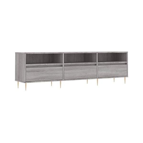 Meuble TV Sonoma Gris 150 x 30 x 44,5 cm Bois dingénierie