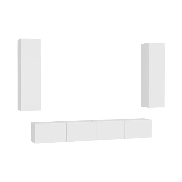 WREWING Meuble TV,comme Espace de Rangement, Meuble Bas Suspendu Ou Debout, Buffet Salon,Meuble TV Suspendu,Étagère TV Flotta