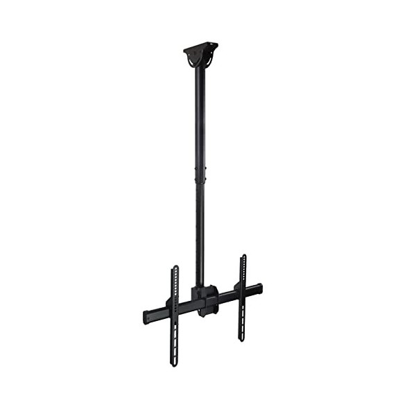Pied TV Support Universel Support de montage au plafond pour téléviseur, support mural pour téléviseur à hauteur réglable, ro