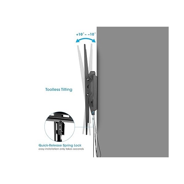 Manhattan Support Mural inclinable pour écran Grand Format