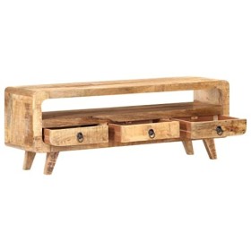 VEEKI Meuble TV, Meuble TV Suspendu, Meuble TV Industriel, Meuble TV Bois, Meuble Chambre, Convient pour Salon ou Chambre, 11