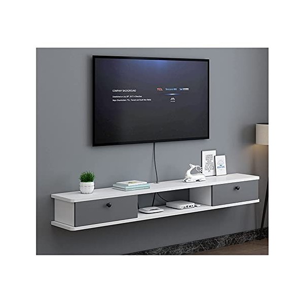 StrOux Meuble TV Flottant Meuble Meuble TV Meuble TV Mural pour Salon Meuble TV Flottant Meuble Meuble TV Fixé au Mur pour Ce