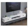 StrOux Meuble TV Flottant Meuble Meuble TV Meuble TV Mural pour Salon Meuble TV Flottant Meuble Meuble TV Fixé au Mur pour Ce