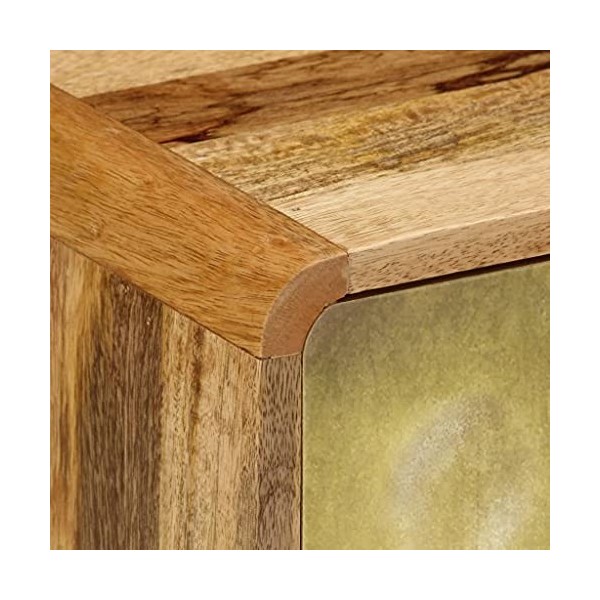 Meuble TV, Meuble TV Meuble TV Console de Rangement Meuble TV Meuble Média Meuble TV Bois de Manguier Massif 120x30x45 cm