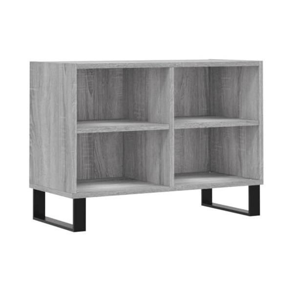 CIADAZ Meuble TV Gris Sonoma 69,5 x 30 x 50 cm Bois dingénierie,Meuble TV Étagère,Meuble dangle TV,Meuble Haut Salon