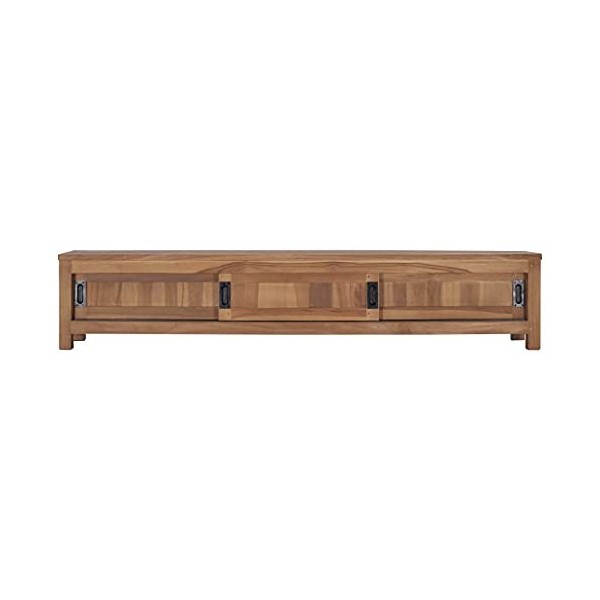 Keyur Meuble TV, Meuble TV Meuble TV Console de Rangement Meuble TV Meuble TV Meuble TV 150x30x30 cm Bois de Teck Massif
