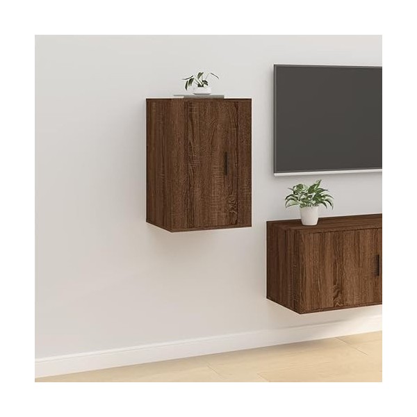 VEEKI Meuble TV, Meuble TV Suspendu, Meuble, Meuble TV avec Rangement，Meuble Industriel, Convient pour Salon ou Chambre, Mura