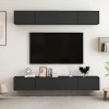 VEEKI Meuble TV, Meuble TV Suspendu, Meuble, Meuble TV avec Rangement，Meuble Industriel, Convient pour Salon ou Chambre, Meub