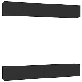 VEEKI Meuble TV, Meuble TV Suspendu, Meuble, Meuble TV avec Rangement，Meuble Industriel, Convient pour Salon ou Chambre, Meub