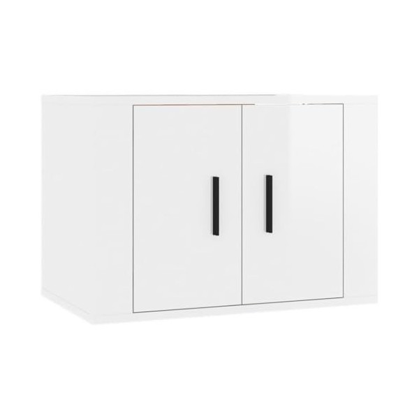 VEEKI Meuble TV, Meuble TV Suspendu, Meuble, Meuble TV avec Rangement，Meuble Industriel, Convient pour Salon ou Chambre, Mura