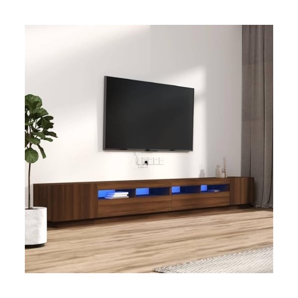 VEEKI Meuble TV, Meuble TV Suspendu, Meuble télé, Meuble TV Industriel, Meuble Chambre, Convient pour Salon ou Chambre, Ensem