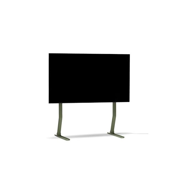 Pedestal Bendy Tall Meuble TV Haut Gris | Support Tele pour Les Ecrans de 40 à 70 Pouces | Pied TV au Design Danois | Meubl