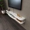 Meuble de télévision mural Routeur Set top box Lecteur DVD Étagère de rangement pour CD Étagère murale Étagère flottante Meub