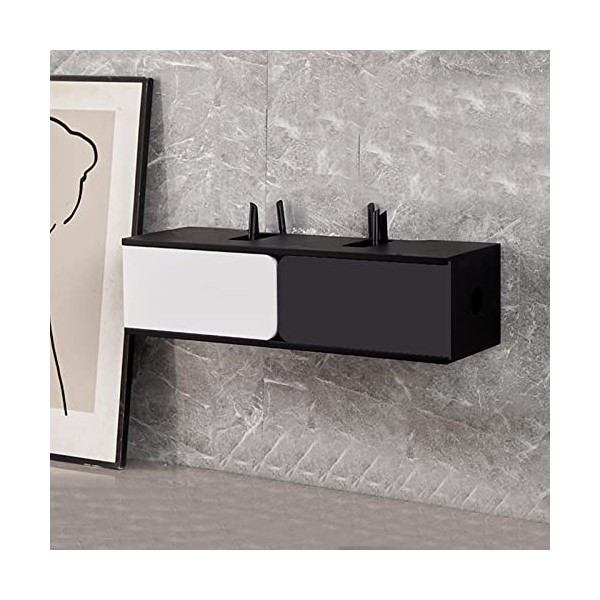 XIBANY Meuble TV Mural Meuble TV Flottant, Meuble de Rangement pour étagère TV Flottante Meuble TV pour Salon TV et Medianitu