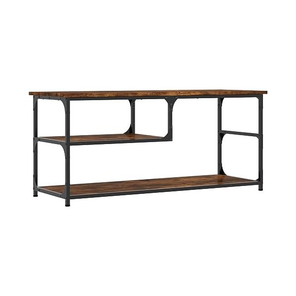 Meuble TV,Étagère TV Flottante, Support de Télévision Flottant Fixé au Mur Centre de Console Multimédia de Divertissement Gra