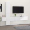 VEEKI Meuble TV, Meuble TV Suspendu, Meuble TV Industriel, Meuble TV Bois, Meuble Chambre, Convient pour Salon ou Chambre, En