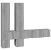 Générique Meuble TV Mural Sonoma Gris Bois dingénierie, 76 kg, 3114572, Meubles, Meubles TV