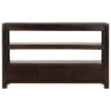 Meuble TV, Banc TV Support de Télévision Table TV Bas Armoire Basse Meuble TV Bois dacacia Solide 90 x 30 x 55 cm Marron fon