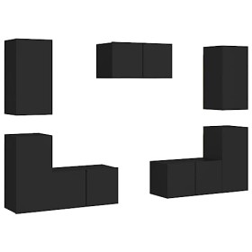 VEEKI Meuble TV, Meuble TV Suspendu, Meuble, Meuble TV avec Rangement，Meuble Industriel, Convient pour Salon ou Chambre, Ense